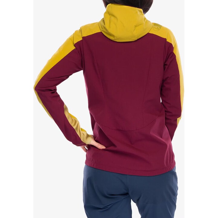 La Sportiva Aequilibrium Speed Jacket - Women´s softshell jacket, redwood/savanna color, size: S