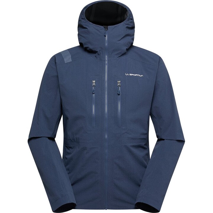 La Sportiva Helixir Shell Jacket - cypress/night sky size: l