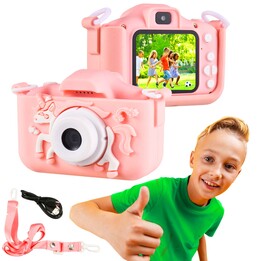 Extralink Kids H29 Pink Single Digital Camera, 1080p 30fps, 2.0" Screen