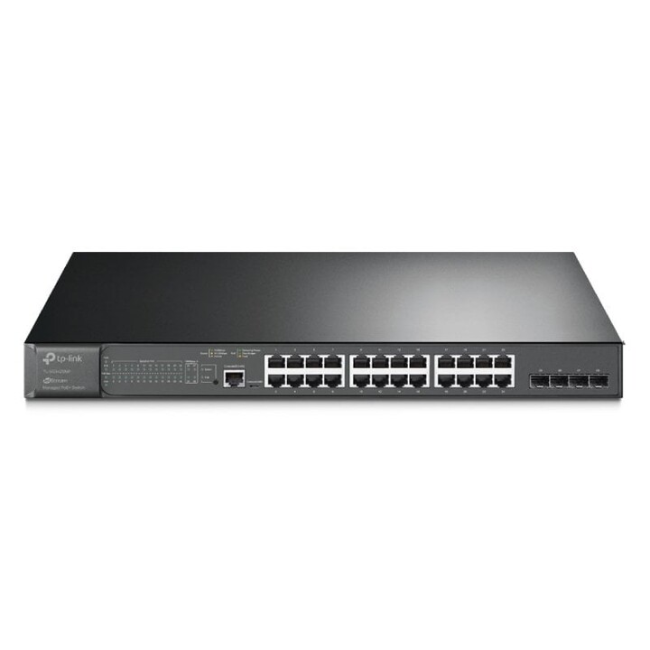 Switch TP-Link Omada Gigabit L2 JetStream TL-SG3428MP com 28 portas/ RJ-45 10/100/1000 PoE/ SFP