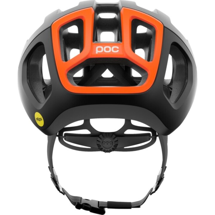 Casco POC Ventral Air MIPS - 8872 Negro uranio mate/Naranja fluorescente mate 50/56
