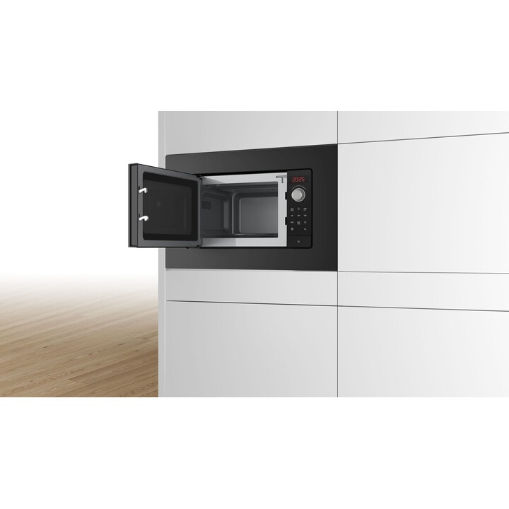 Bosch Series 2 BFL623MB3 Microwave Black Microwave Only Built-in 20 L 800 W