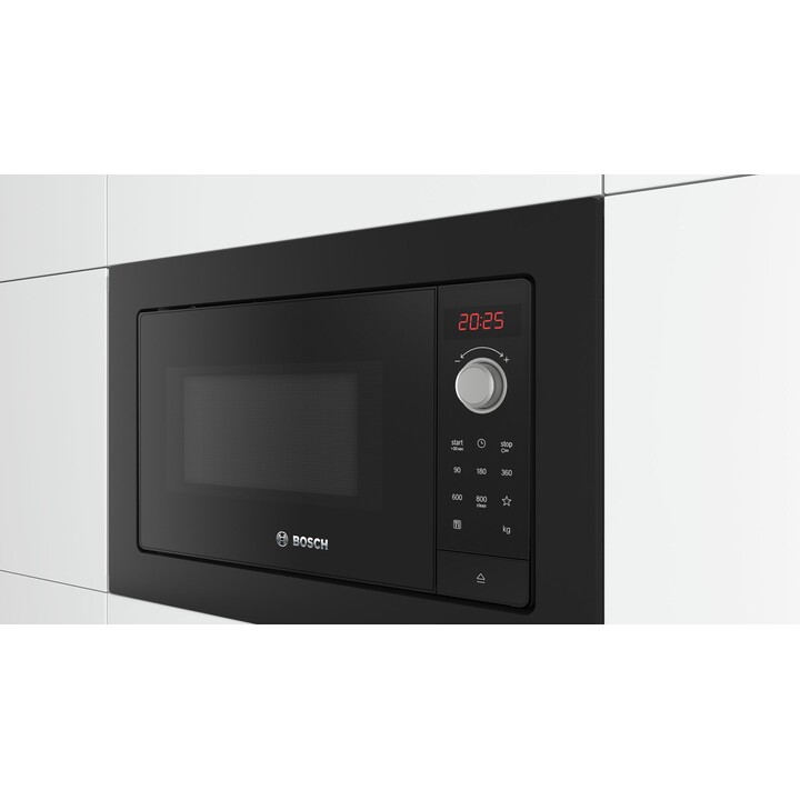 Bosch Series 2 BFL623MB3 Microwave Black Microwave Only Built-in 20 L 800 W