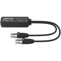 Adaptador Dante Turtle de 2 canais com entrada XLR analógica - Adaptador Dante