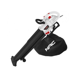 Soffiatore elettrico per foglie NAC VBE300A-AS-WS-CH 3000 W 270 km/h Nero, Bianco
