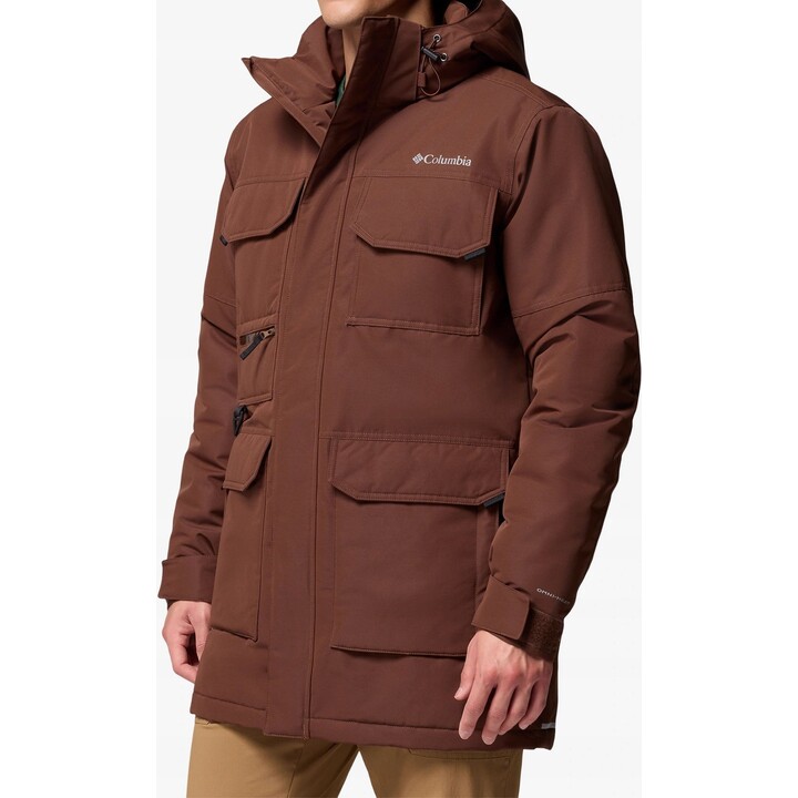 Kurtka zimowa Columbia Landroamer II Parka - tobacco rozmiar: m