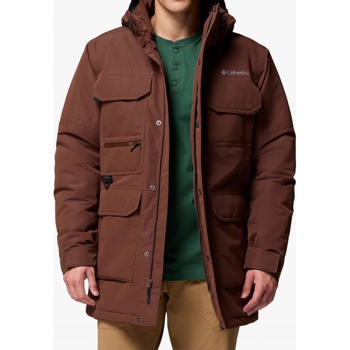 Kurtka zimowa Columbia Landroamer II Parka - tobacco rozmiar: m