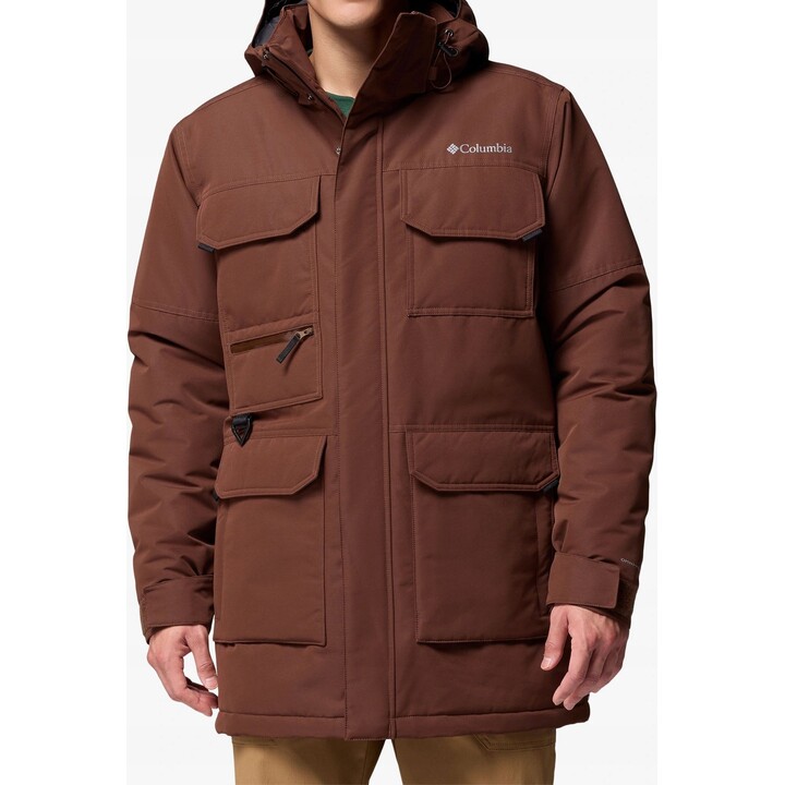 Kurtka zimowa Columbia Landroamer II Parka - tobacco rozmiar: m