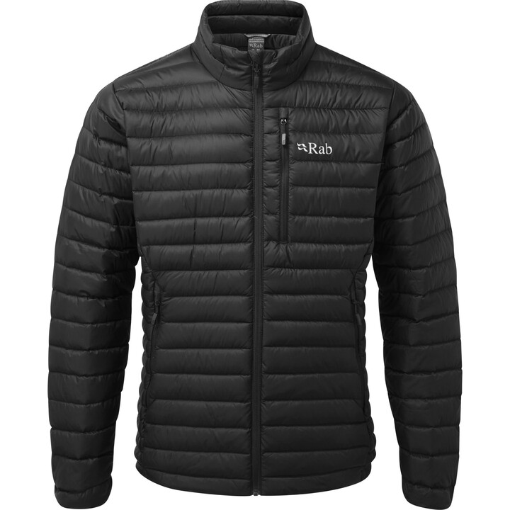 Kurtka puchowa Rab Microlight Jacket - black rozmiar: l