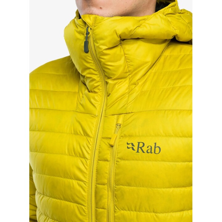 Giacca alpina Rab Microlight - colore polline scuro, taglia: l