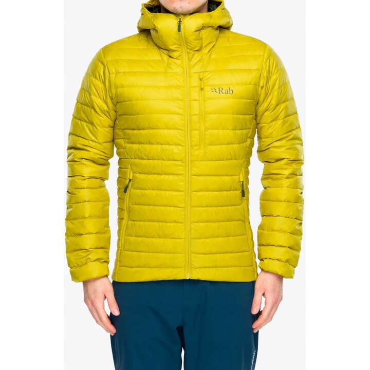 Giacca alpina Rab Microlight - colore polline scuro, taglia: l