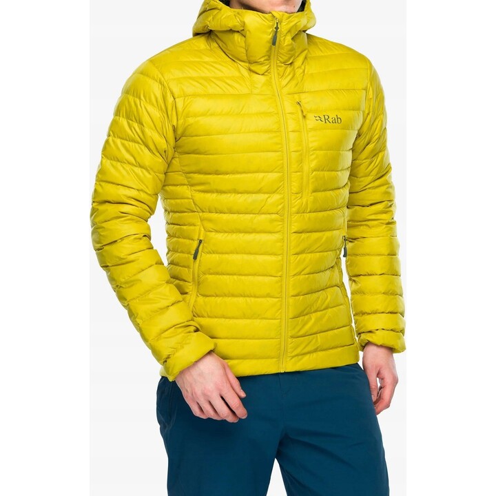 Giacca Rab Microlight Alpine - colore polline scuro, taglia: s