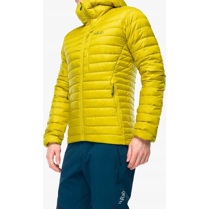 Giacca Rab Microlight Alpine - colore polline scuro, taglia: s