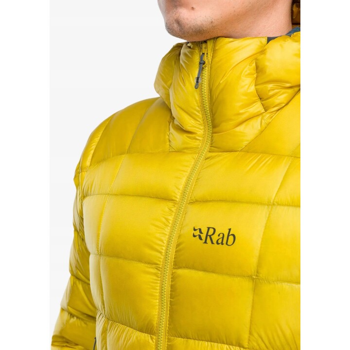 Kurtka puchowa Rab Mythic Alpine Jacket - dark pollen rozmiar: l