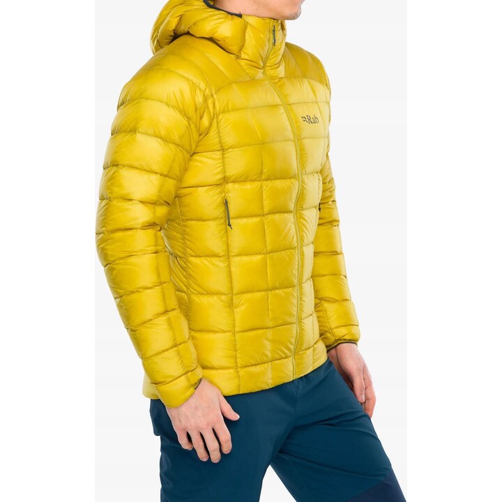 Kurtka puchowa Rab Mythic Alpine Jacket - dark pollen rozmiar: l