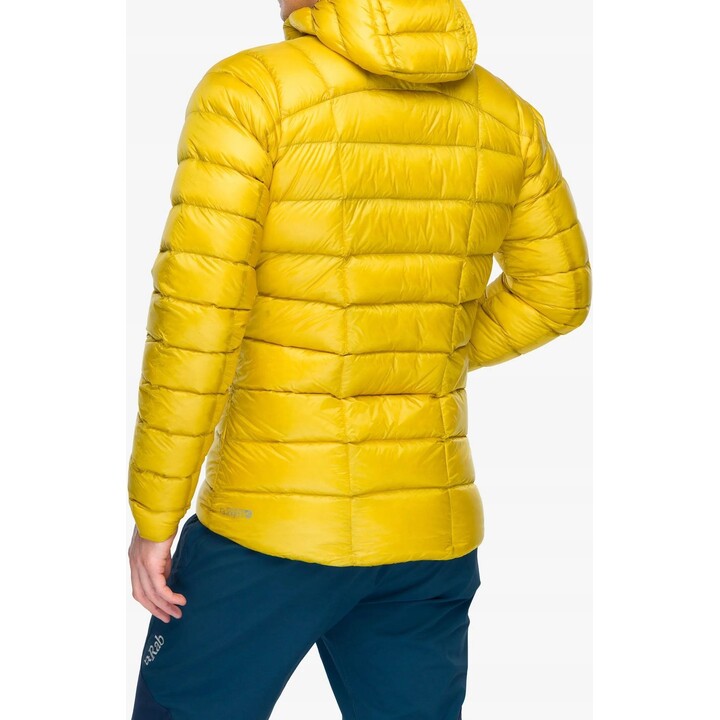 Kurtka puchowa Rab Mythic Alpine Jacket - dark pollen rozmiar: l