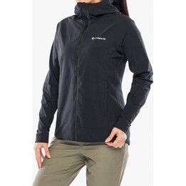 Kurtka softshell damska Montane Khamsin Hoodie - black rozmiar: m