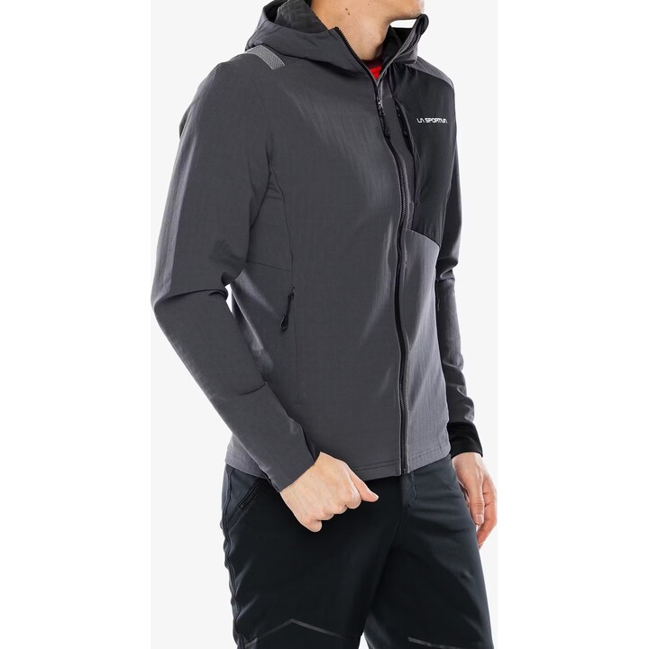 La Sportiva Descender Storm Jacket - Onyx/Chalk Size: L