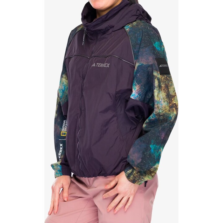 Giacca a vento da donna adidas TERREX WIND.RDY Aurora