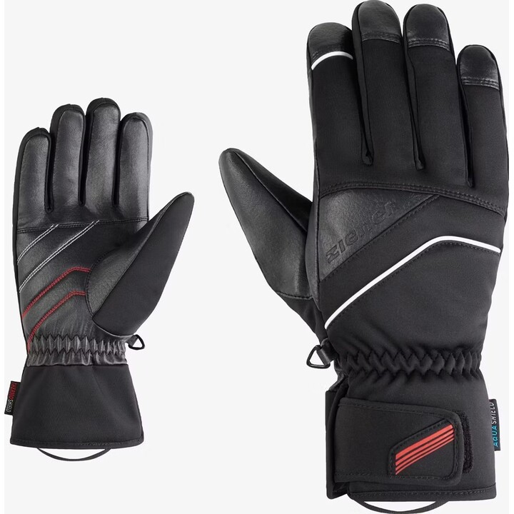 Ziener Gefion AS PR Glove ski gloves - black, size: s