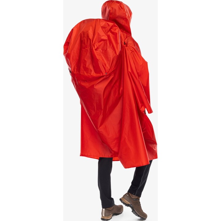 Impermeable Tatonka Cape - rojo talla: l