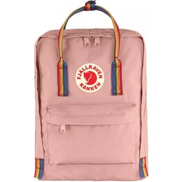 Mochila Fjallraven Kanken Rainbow City - Rosa Giz/Arco-íris