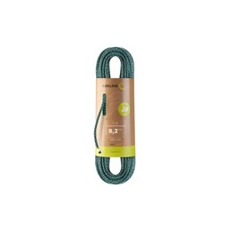 Cuerda impermeable ecológica Starling Protect de 8,2 mm y 70 m, color menta helada, color noche. EDELRID