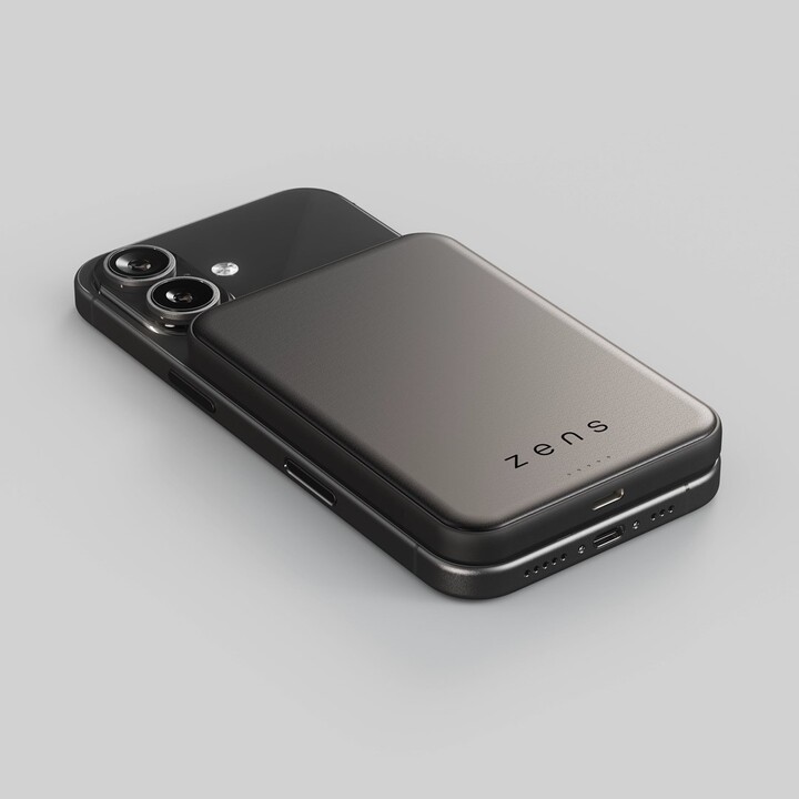 ZENS Pro 2 Semi-Solid State External Battery - 5000mAh Magnetic External Battery Compatible with MagSafe and Qi2.2 25W (