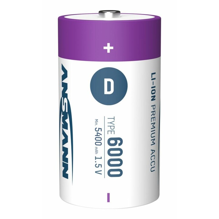 Ansmann 1314-0005 Household Battery Rechargeable D Lithium-Ion Battery