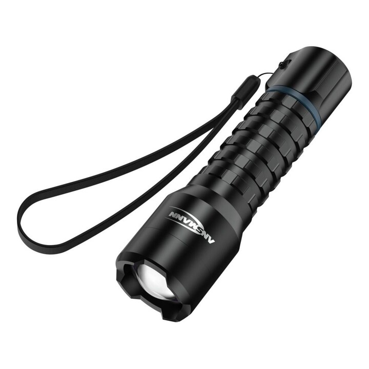 Ansmann TS1000RF Black LED Handheld Flashlight
