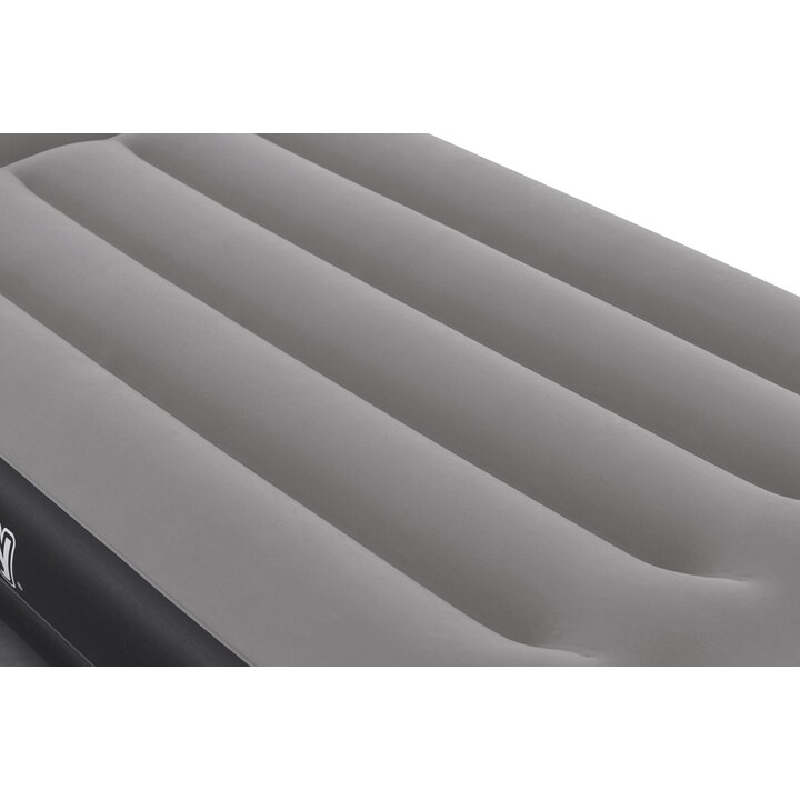 Colchão inflável Bestway 671BT, solteiro, preto, cinza, unissex
