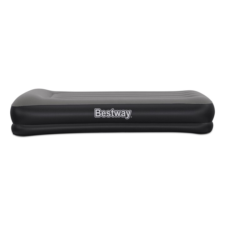 Colchão inflável Bestway 671BT, solteiro, preto, cinza, unissex