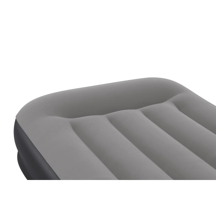 Colchão inflável Bestway 671BT, solteiro, preto, cinza, unissex