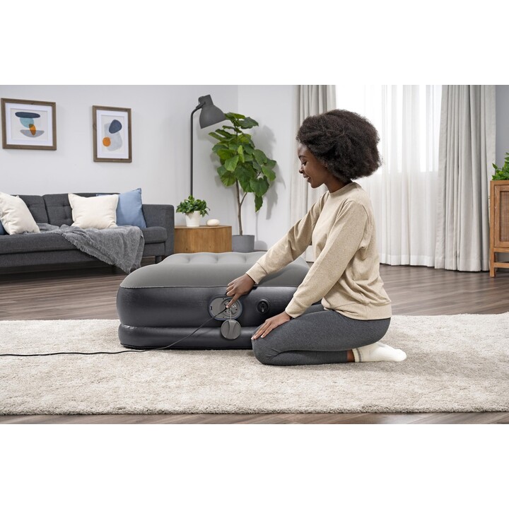 Bestway 671BT colchón hinchable Colchón individual Negro, Gris Unisex