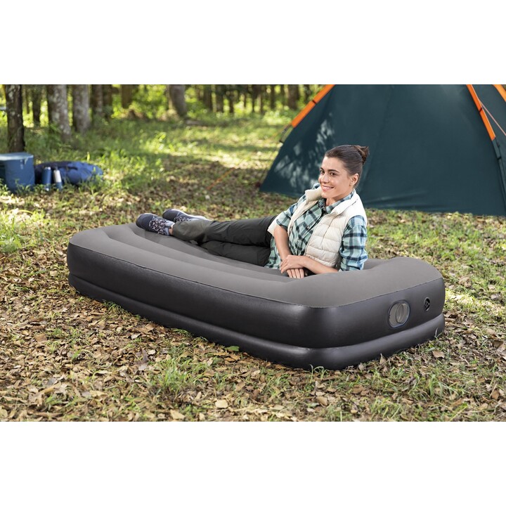 Bestway 671BT colchón hinchable Colchón individual Negro, Gris Unisex