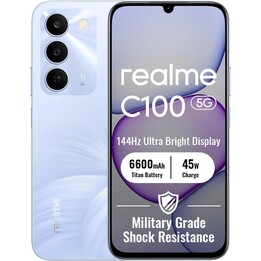 Realme C100 5G, 4GB 256GB, 6,8 LCD IPS, 6600mAh, Roxo