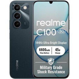 Realme C100 5G, 4GB 256GB, LCD IPS da 6,8, 6600mAh, Verde