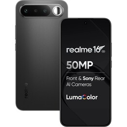 Realme 16 5G, 8GB 256GB, 6,57 LCD IPS HD+, 5000mAh, Ar Preto