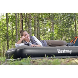 Bestway 671BU Inflatable Mattress, Double Mattress, Grey