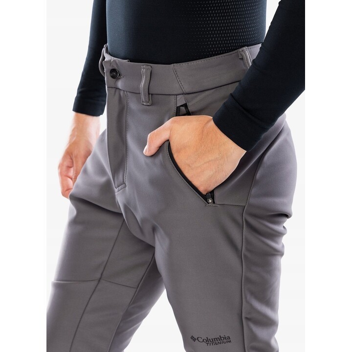Columbia Vast Canyon softshell pants - city grey size: s