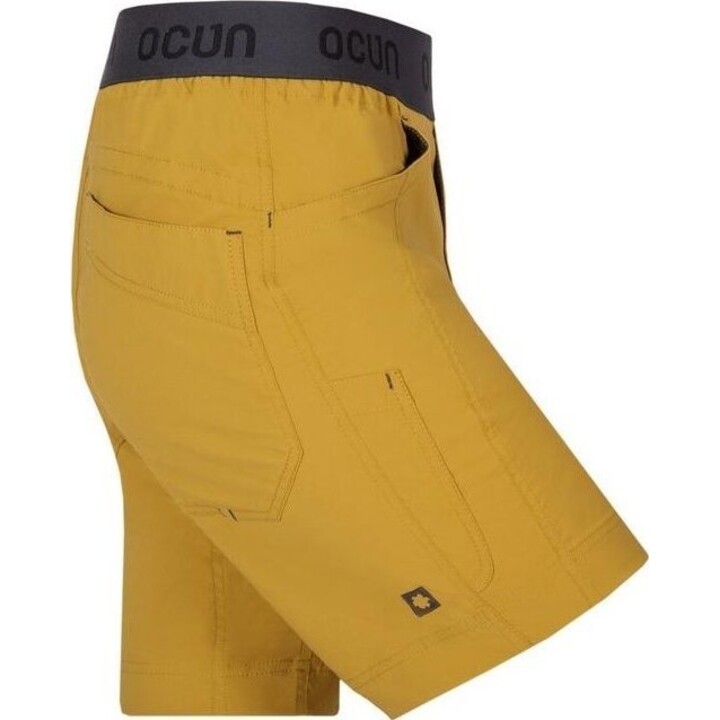 Pantaloncini da arrampicata Ocun Mania Shorty - Giallo tabacco secco Taglia: M
