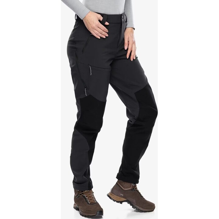 Rab Torque Winterhose – Schwarze Softshellhose für Damen, Größe: S
