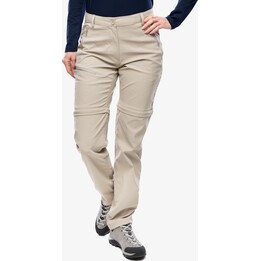 Spodnie turystyczne damskie Craghoppers NosiLife Pro Convertible Trouser III - soft mushroom rozmiar: s_m