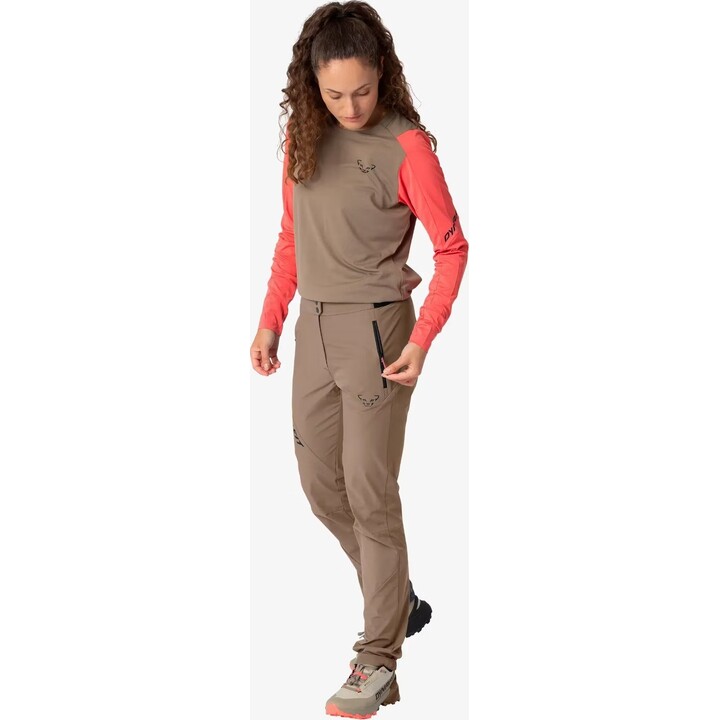 Dynafit Transalper 2 Light DST Trousers - Women´s Rock Fallen Softshell Trousers Size: M