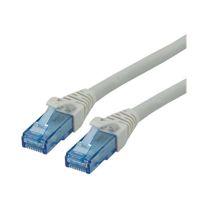 Câble de brassage Roline RJ-45 (M) vers RJ-45 (M) 5 m UTP CAT 6a gris (21.15.2705)