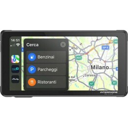SYNC55 Smart Intercom Screen Car Play/Android Auto Preto