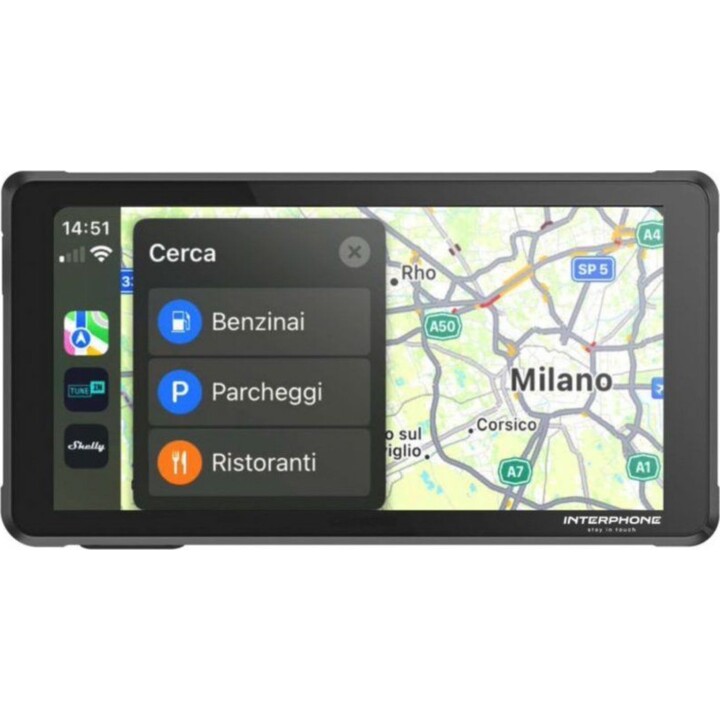 SYNC55 Smart Intercom-Bildschirm, Car Play/Android Auto, Schwarz