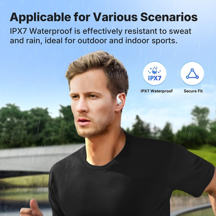 Earfun OpenJump TWS Blanco - Auriculares Bluetooth