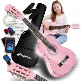SUPRIMO JRC SET PK chitarra classica 1/4 rosa per