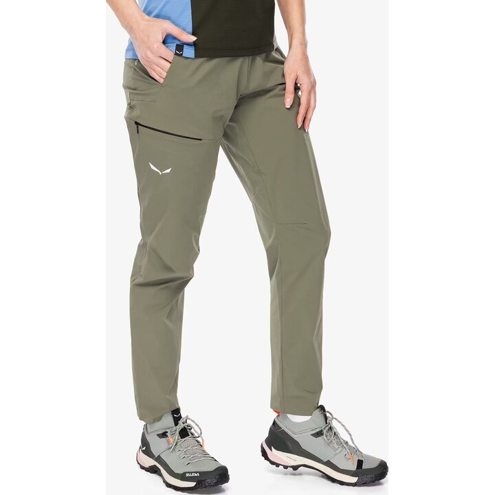 Salewa Pedroc 3 Dst Light Pant - pantaloni da trekking da donna verde sbiadito taglia: XS